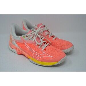 Mizuno Wave Exceed Tour 5 AC Tennis Shoes Women's Size US 10.5 Candy Coral/White